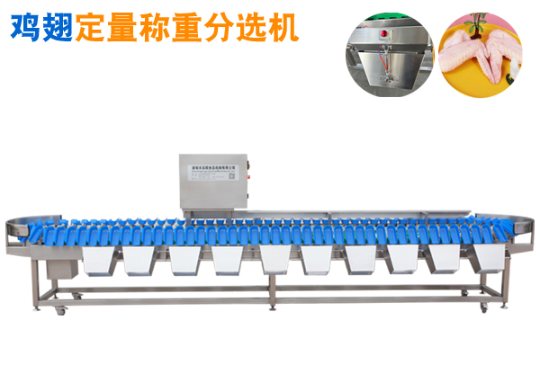 托盤式分選機 雞翅定量稱重分選機