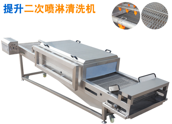 提升噴淋二次清洗機